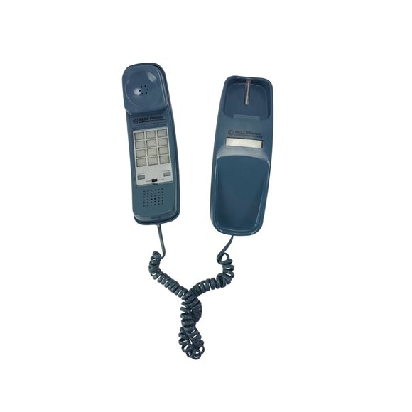 Vintage Bell Phones by Northwestern Bell Classic Favorite Blue Pushbutton Wall/D - Picture 5 of 6